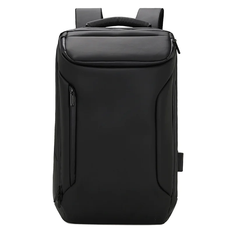 Для мужчин Бизнес рюкзак многофункциональный Водонепроницаемый 16 дюймов ноутбук USB зарядные рюкзаки Для Мужчин's офисные дорожная мужская сумка - Цвет: Черный