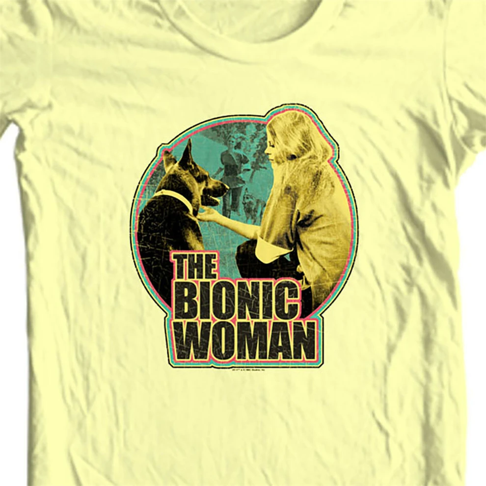 Bionic Женская футболка Ретро 70 S 80S ТВ графическая шесть миллионов долларов мужской