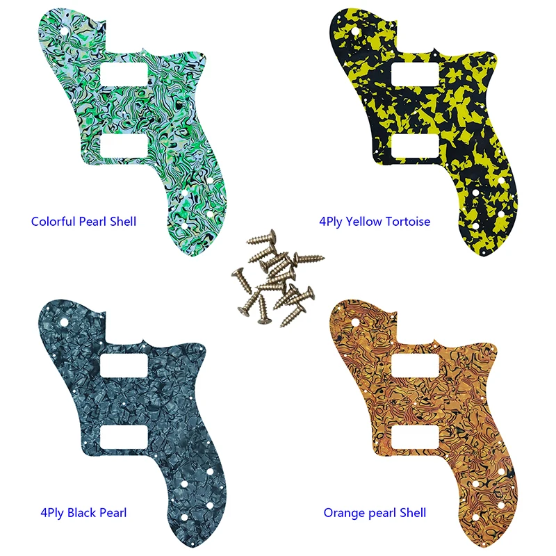 

Fei Man Custom Guitar Parts - For US FD 72 Tele Deluxe Reissue Guitar Pickguard With TV Jones Humbucker Replacement