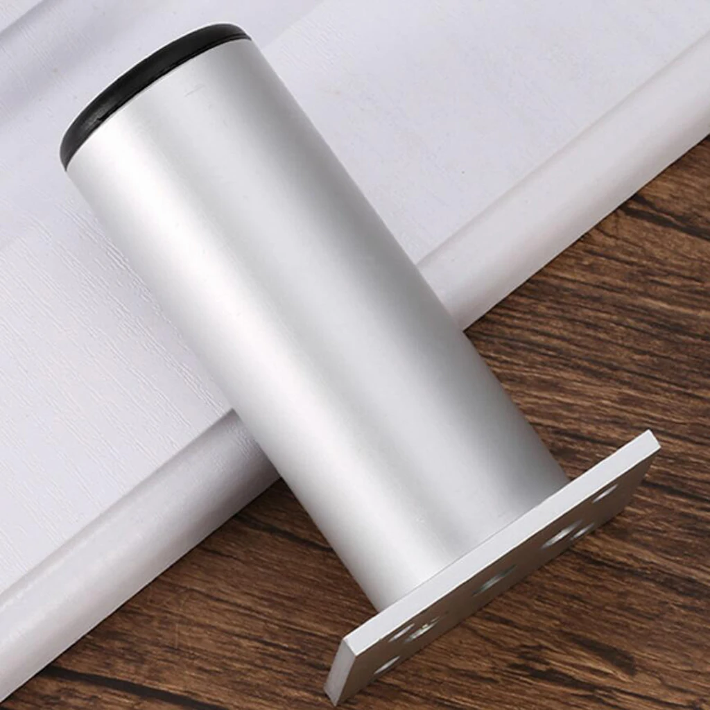 Round Aluminium All Легко установить металлические ножки для мебели современные ножки для столов диван - Цвет: Round Aluminium All