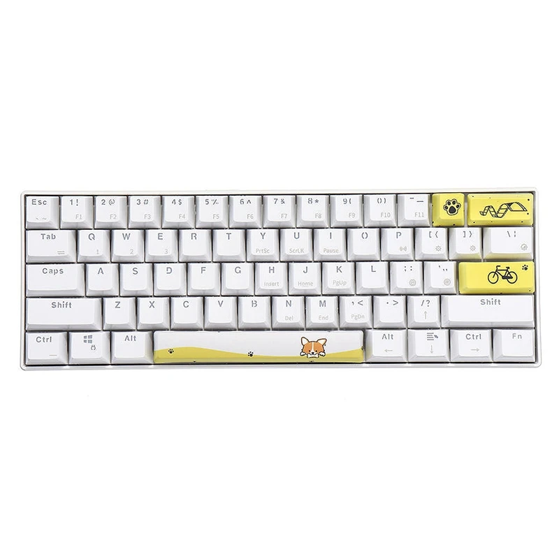 PBT Keycaps механическая клавиатура Keycap Set(6.25U пробел+ ESC+ вход+ цифровой ввод клавиатуры