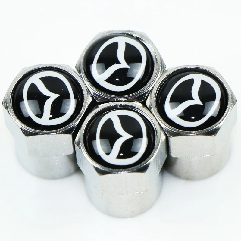 

Auto Emblem metal Cap Case For Mazda 2 Mazda 3 MS For Mazda 6 CX-5 CX5 Car-Styling Badge Accessories 4pcs