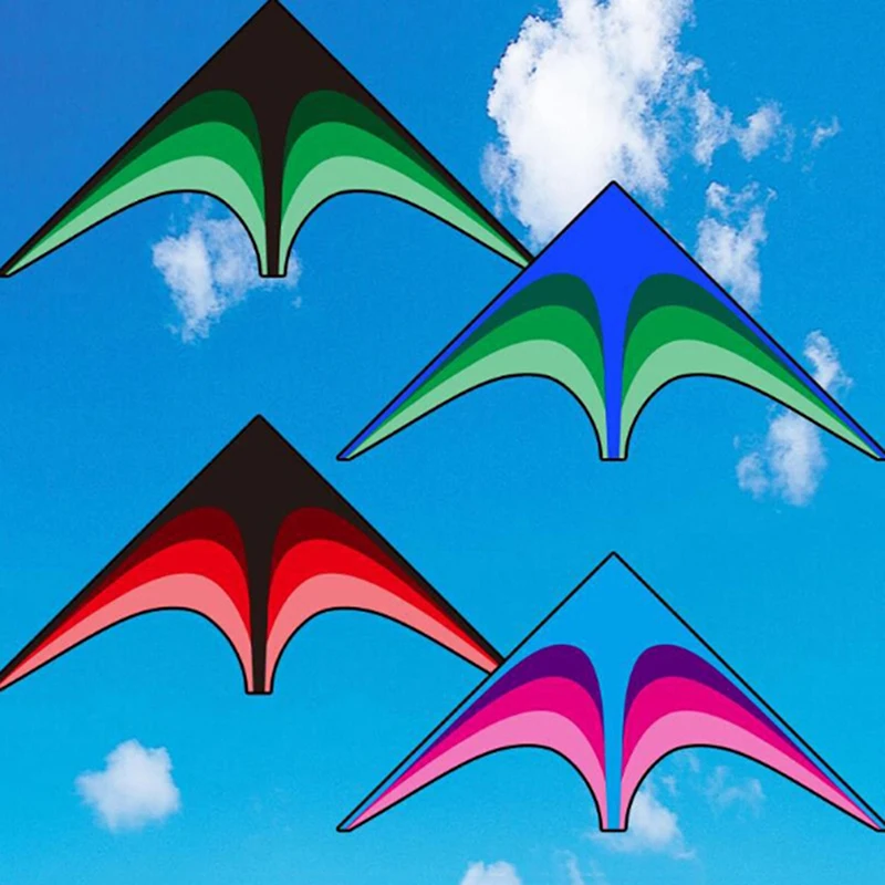 1x Small Grassland Large Delta Kite For Kids And 30M Kite Line And Adults Single Line Easy To Fly Kite Handle Include
