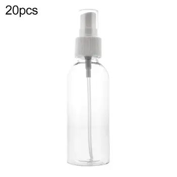 

20Pcs 60ml Portable Travel Transparent Plastic Empty Mist Pump Sprayer Containers Empty Refillable Spray Bottle Atomizer