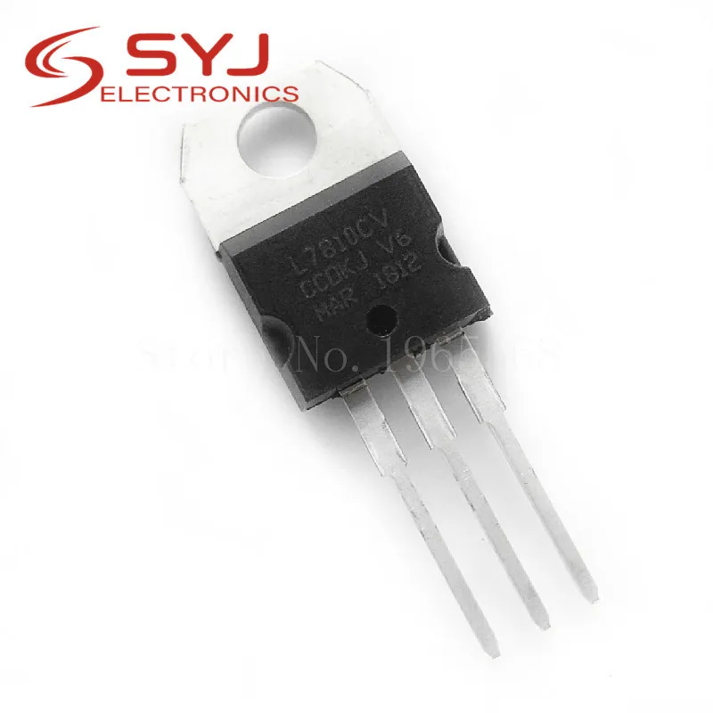 10pcs/lot L7810CV L7810 KA7810 MC7810 Voltage Regulators POSIVE VOLTAGE REGULATORS TO-220 new original In Stock | Электронные