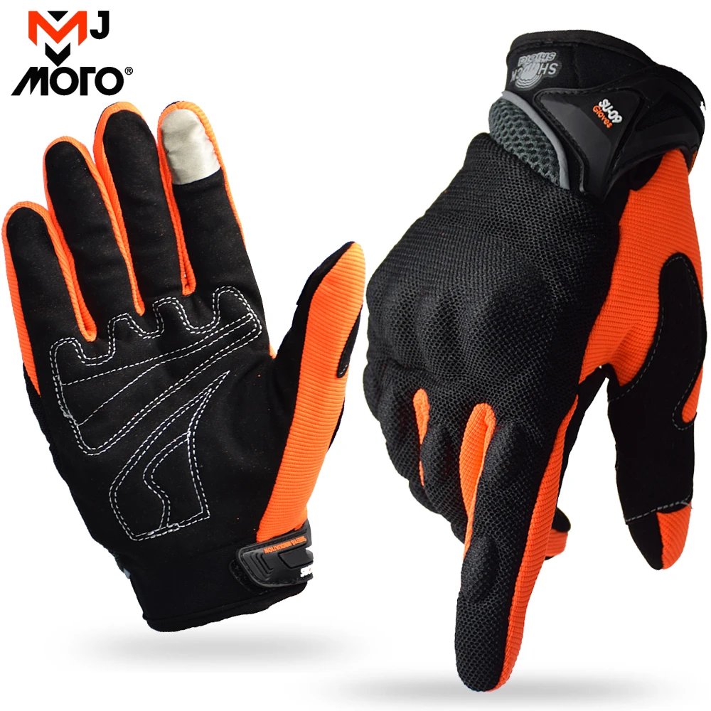 Summer Motorcycle Gloves Men Touch Screen Dirt Bike Glove Motorbike