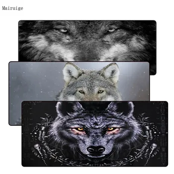 

Wolf Animal Anti Slip Laptop Computer PC Large Lock Edge Mousepad Gaming Mouse Mice Pad Mat For CSGO DOTA LOL Gamer