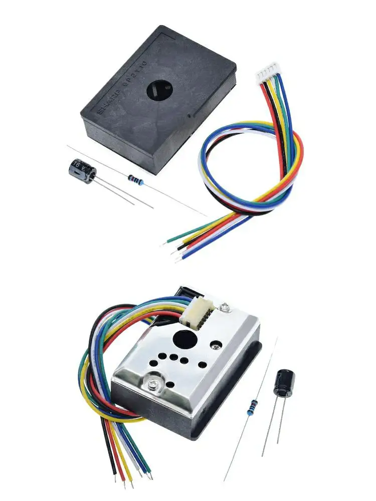 GREATZT GP2Y1014AU0F компактный оптический датчик пыли совместимый GP2Y1010AU0F GP2Y1010AUOF датчик дымовых частиц с кабелем
