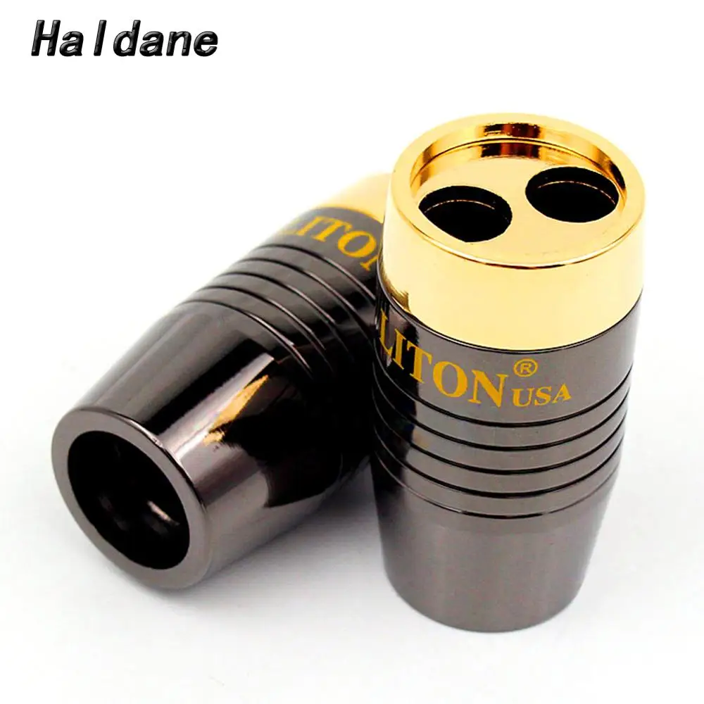 Haldane 4 шт. HiFi алюминиевый сплав сплиттер 16 мм от 1 до 2 Pant Boo Y сплиттер динамик аудио силовой кабель разъем адаптера