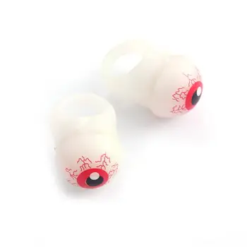 

Christmas Halloween Eyeball Shape Soft Rubber Glowing LED Festival Gifts Party Lovely Finger Lights Rings