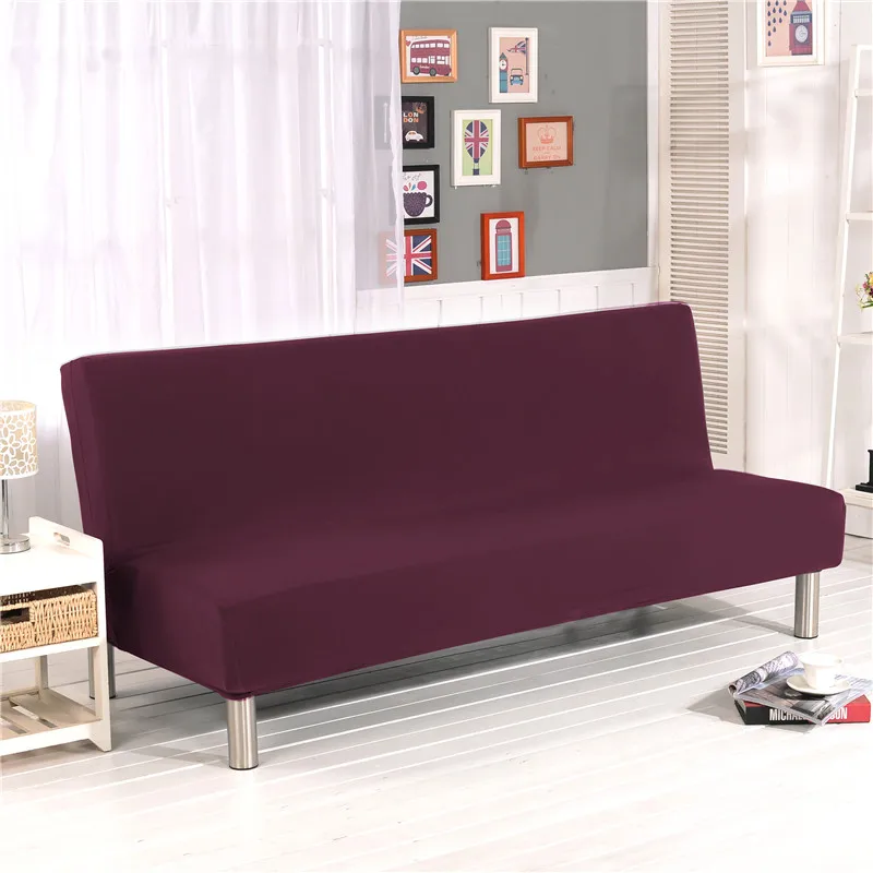 Однотонный, стрейч без подлокотника чехол для дивана все включено складной чехол на диван полотенце чехол для дивана протектор чехол - Цвет: Color 2