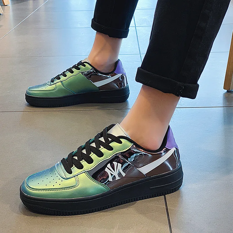 

2020 Spring New Style Trend Mixed Colors Comfortable Not Tired Feet Large Size Men's Breathable Casual Shoes