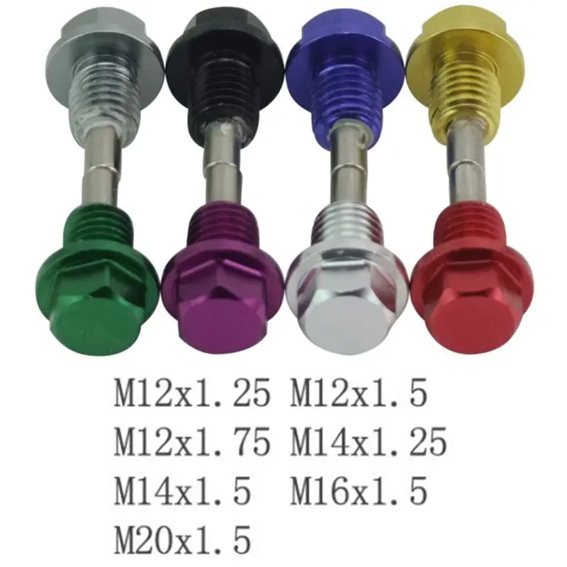 Гайка из алюминиевого сплава для слива масла m12x1 5 25 M14x1 (доступно много