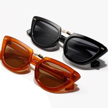 

Irregular Chic Cat Eye Sunglasses For Women New Fashion Brand Sun Glasses Female Black Leopard Elegant Gradiemt Shades Men