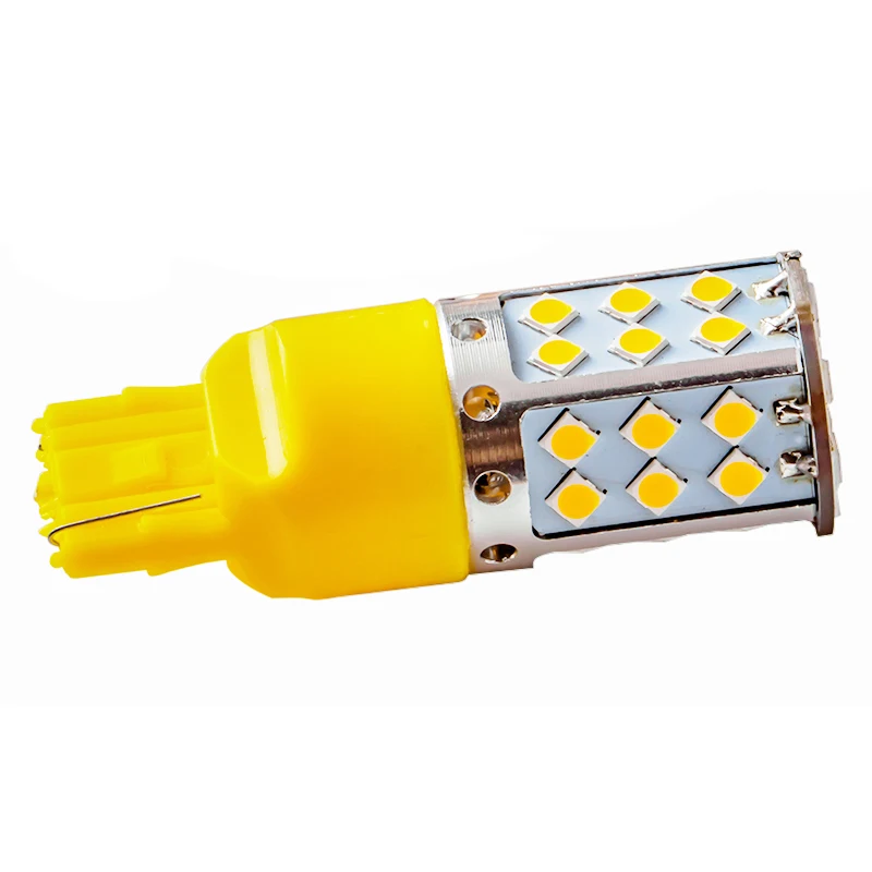 7440 W21W Ba15S светодиодные лампы 3030 42Smd декодирования постоянный ток тормозной светильник автомобилей сигнала поворота светильник Canbus Led светильник Янтарный светильник 12V