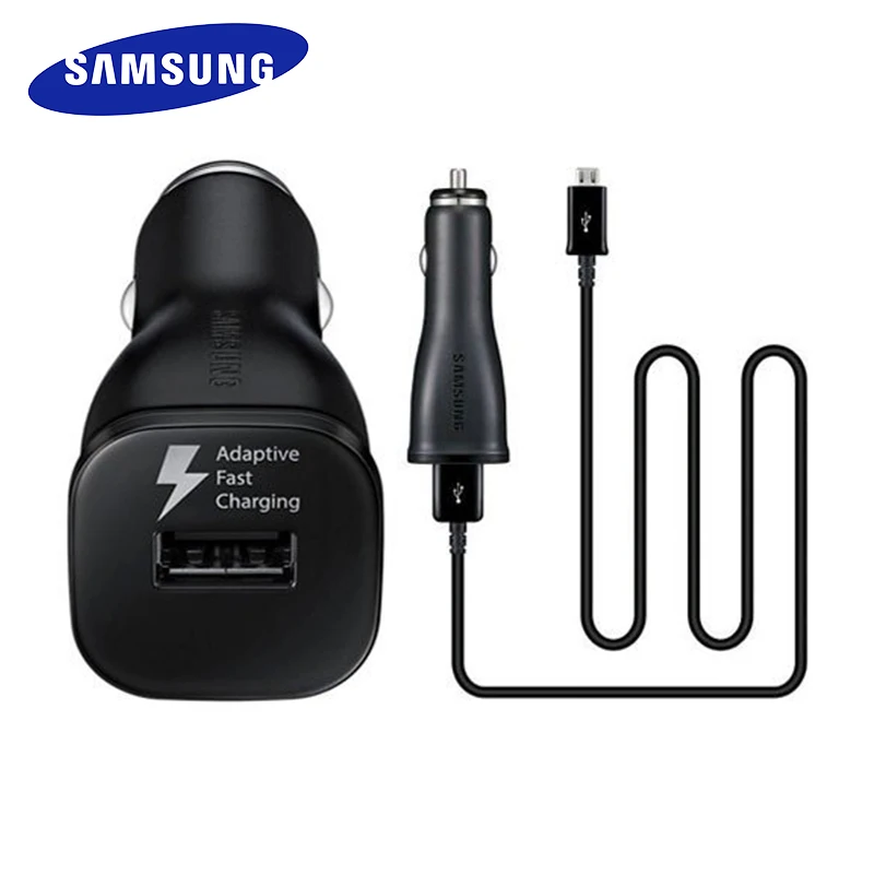 Автомобильное зарядное устройство Samsung адаптер для быстрой зарядки кабель Micro Type