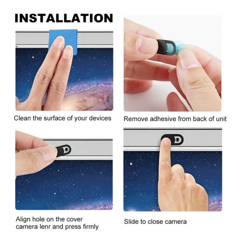 Чехол для веб-камеры магнит затвора слайдер пластиковый универсальный чехол для камеры для веб-ноутбука iPad ПК Macbook планшет стикер конфиденциально