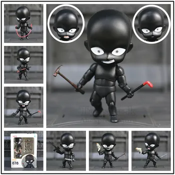 

Case Closed Dictive Conan Criminal 10cm Hannin Action Figure Q Cute Baby Black Prototype Toys Doll 878 Freeing