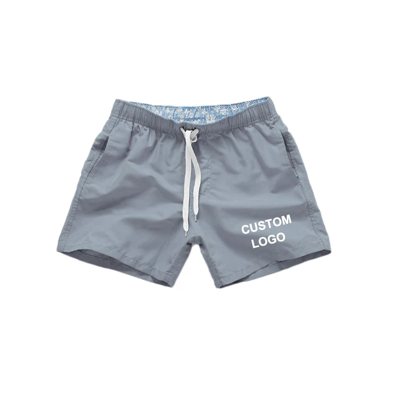 2024 Custom Your Logo Summer Mens Beach Shorts Custom Logo Swimming Board Short Swimwear Matching Wear Surfing Pants Swimsuits