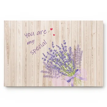 

Vintage Wood Texture Lavender Living Room Doormat Home Environmental Protection Bathroom Door Non-slip Floor Mat