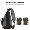 Mixi Men One Shoulder Backpack Women Sling Bag Crossbody USB Boys Cycling Sports Travel Versatile Fashion Bag Student School 4