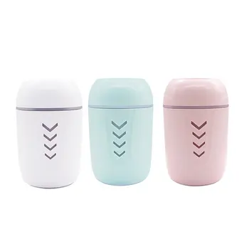 

Multifunctional 3-in-1 USB LED Night Light Summer Fan Mini Humidifier 3 Gears Desktop Fan Power Bank