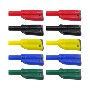 

20 Pieces Welding Assembly Multimeter Connector 4mm Stack Safety Banana Plug