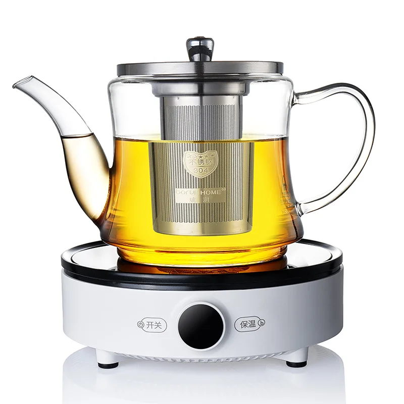 Induction Cooker Use Electric Tea Kettle Pyrex Glass Kettle Glassware Clear Water  Kettle - China Glass Teapot and Teapot price