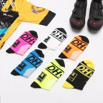 

Outdoor Running Sport Socks Riding Socks Fitness Moisture Wicking Lycra Cycling Socks MTB Bike Socks Basketball Sock