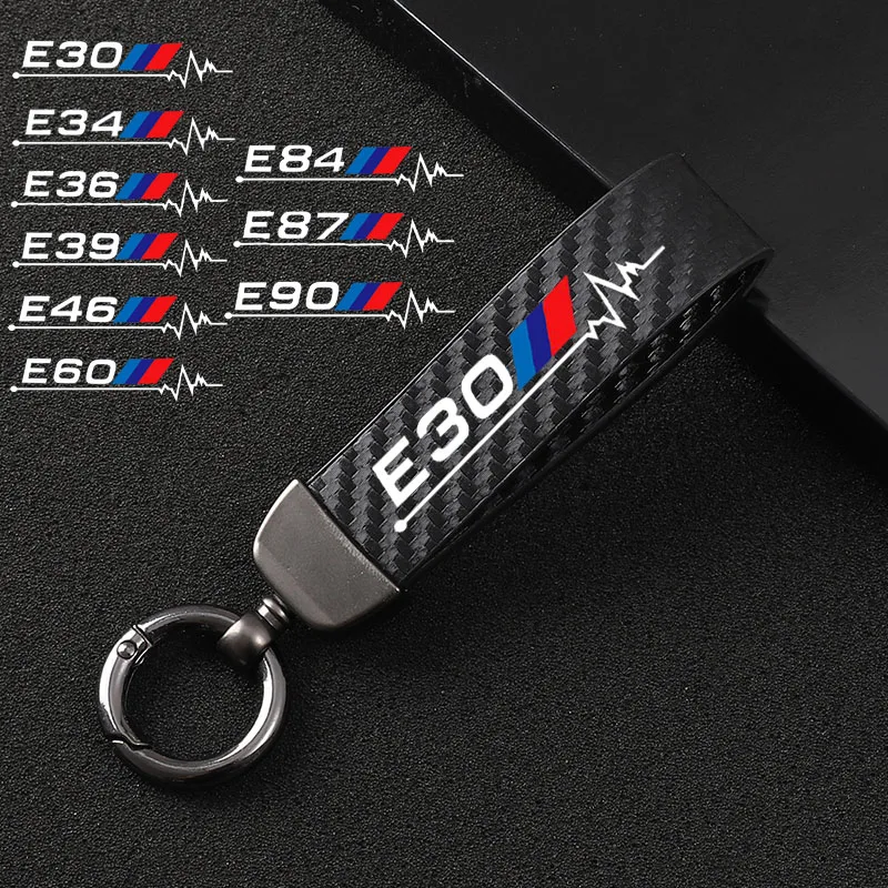 Кожаный мотоциклетный брелок с подковой пряжкой ювелирные изделия для BMW E30 E34 E36