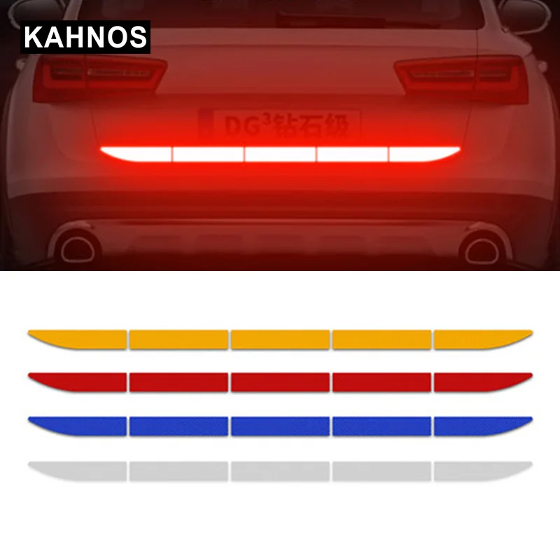 

Car Reflective Tape Stickers Exterior Warning Strip Reflect Tape Traceless Protective Car Sticker Trunk Body Auto Accessories