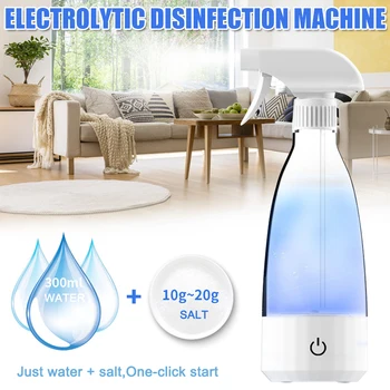 

Newly Hypochlorous Acid Water Making Machine Portable Disinfection Sterilization Water Bottle Generator Machine