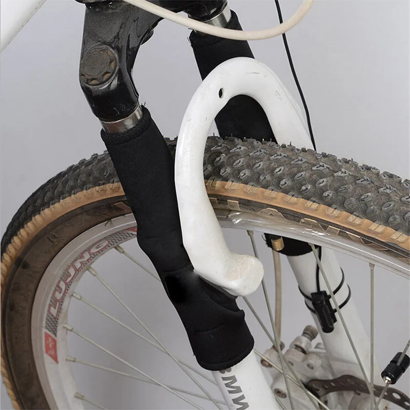 Bicycle Fork Protection Frame Chain Protector Bicycle Accessories Black