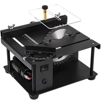 12-24V 200W Table Saw Mini Desktop Electric Saw Cutter Speed Angle Adjustable Cutter for Wood Plastic Acrylic 1