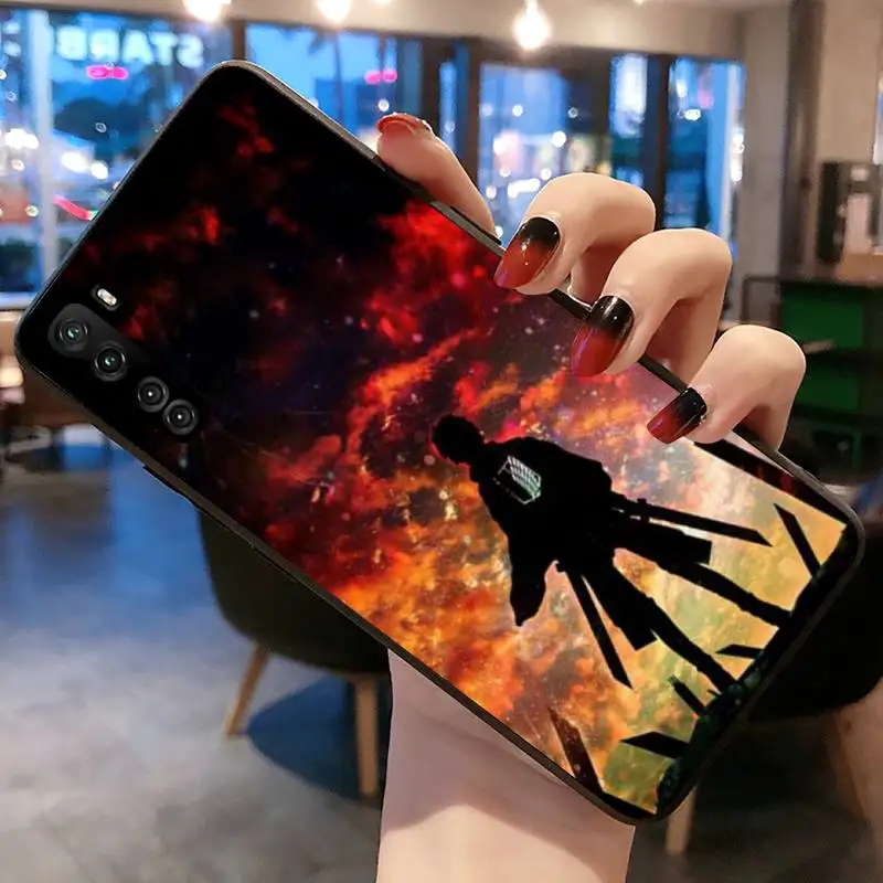 huawei phone cover Shingeki no Kyojin Attack on Titan Phone Case for Huawei P20 P30 P40 lite E Pro Mate 40 30 20 Pro P Smart 2020 huawei pu case