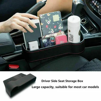

Seat Car Storage Boxes Filler Left Side Pocket Organizer Interior Accessories