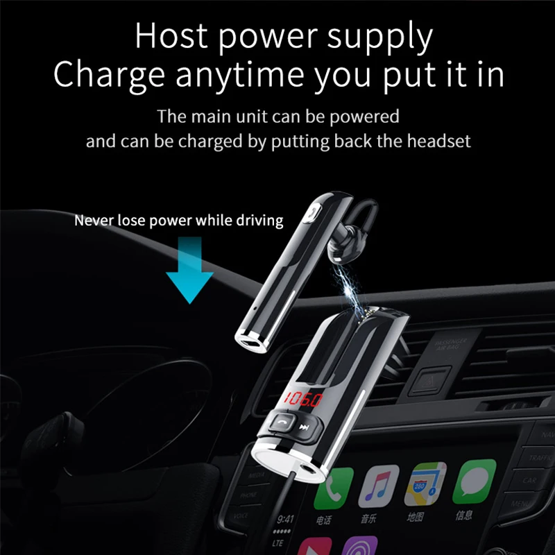 Беспроводная Bluetooth гарнитура CDEN fm передатчик Автомобильный MP3 плеер музыкальный