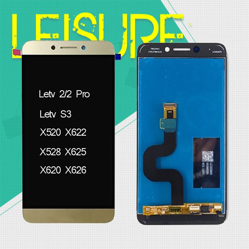 

For Letv Le 2 X626 LCD Display Screen Leeco X620 Display Screen Tested Screen Replacement for LeEco Le S3 X622 X626 X522 5.5''