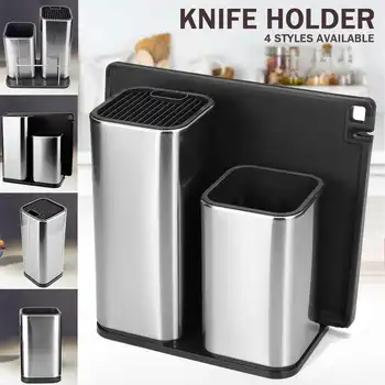 

Knife Stand Holder For Kitchen Knife Stainless Steel Knife Holder Stand Block High End Kitchen Accessories