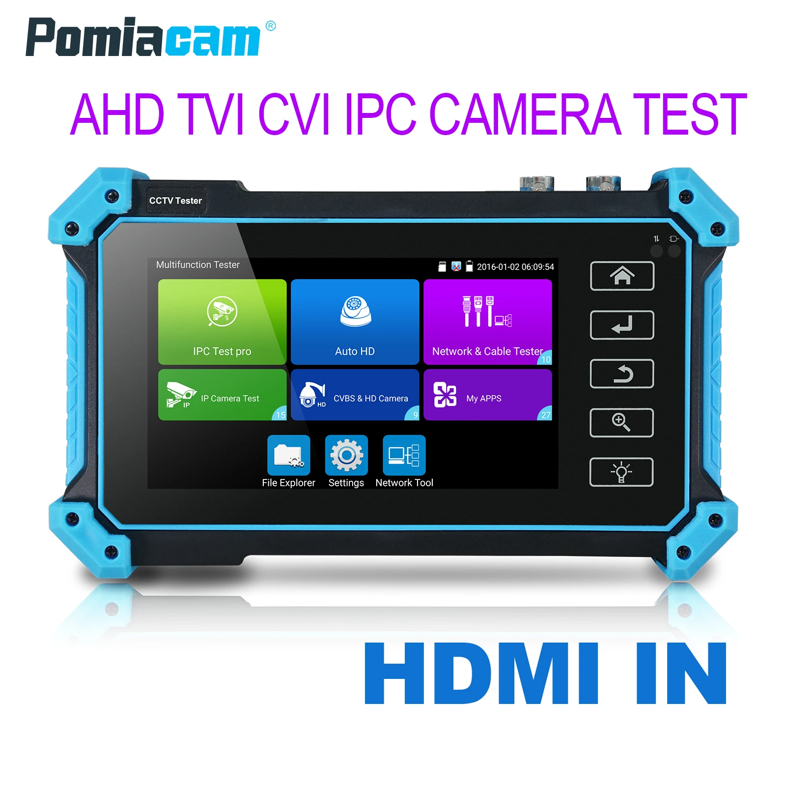 Wanglu Ipc 5000plus ビデオ監視テスターモニター 5 インチ 5 オールインワン Cctv テストツール H2 65 同軸 Hd テスト Cctv Monitor Display Aliexpress