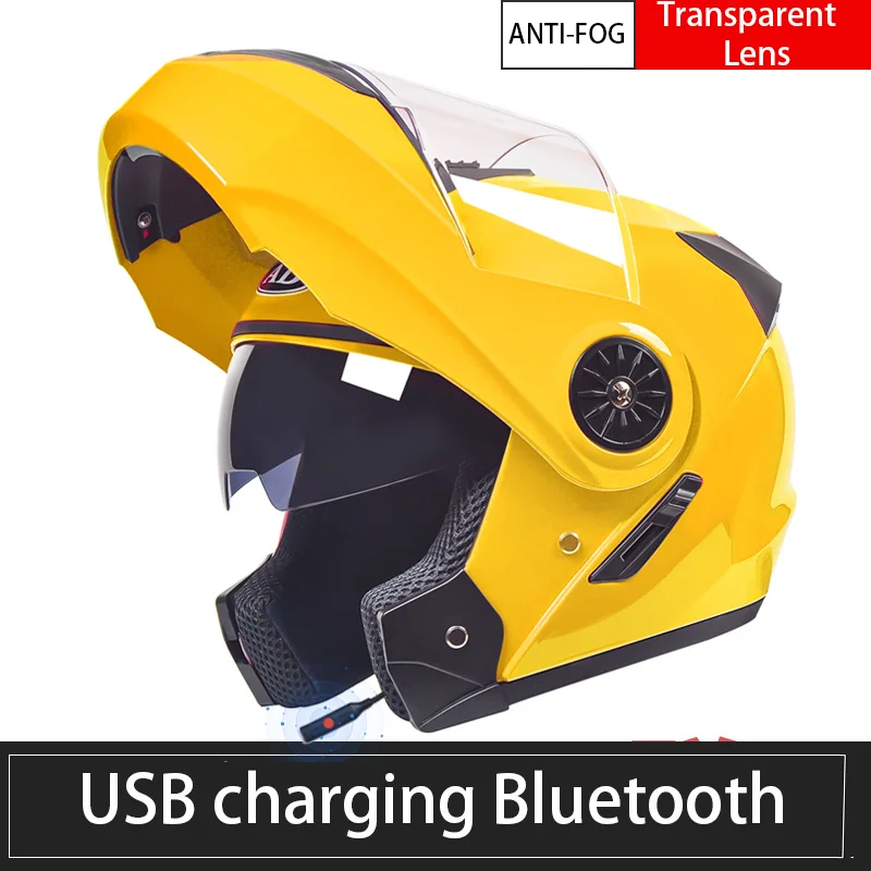 Helmet Motorcycle Bluetooth Flip up 
