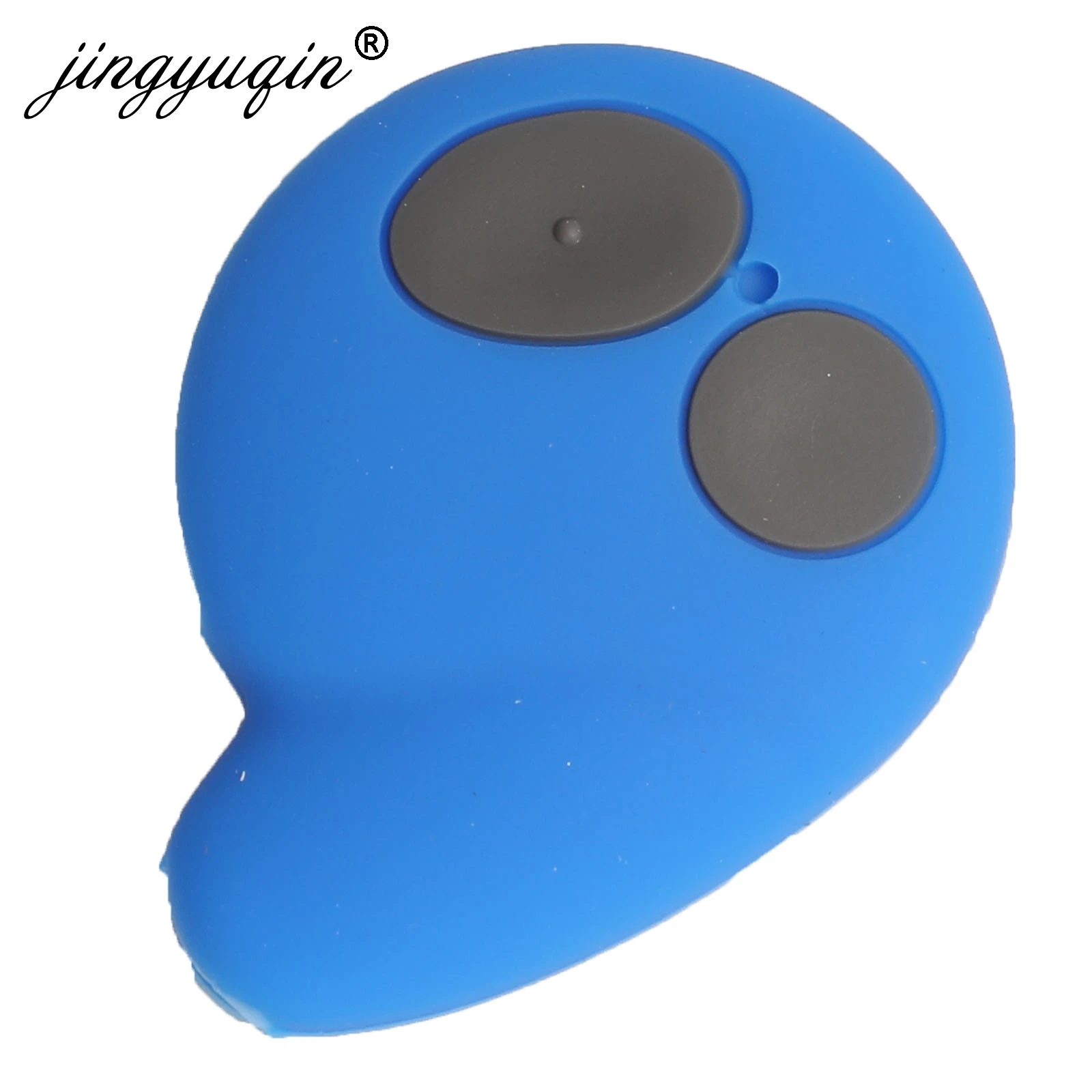 Jingyuqin 30 шт./лот дистанционный силиконовый чехол для ключей 2 кнопки подходит для кобры сигнализации 7777 брелок-чехол для дистанционного ключа протектор держатель