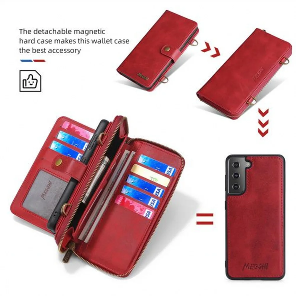 

Detachable Wallet Leather phone case for Samsung Galaxy M31 A21S A20E A50 A51 A70 A71 S8 S9 S10 S20 S21 Plus Note20 Ultra S20FE