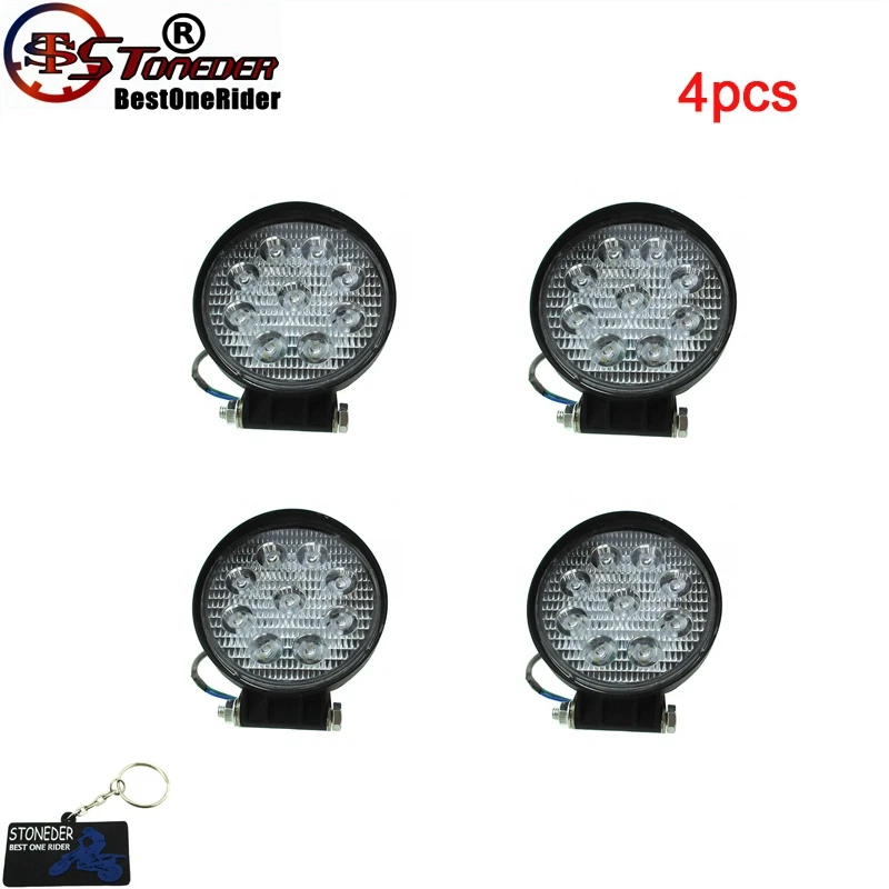 STONEDER LED Head Light Work For 110cc 125cc 150cc 200cc 250cc 400cc 800cc ATV Quad Go Kart Buggy | Автомобили и мотоциклы