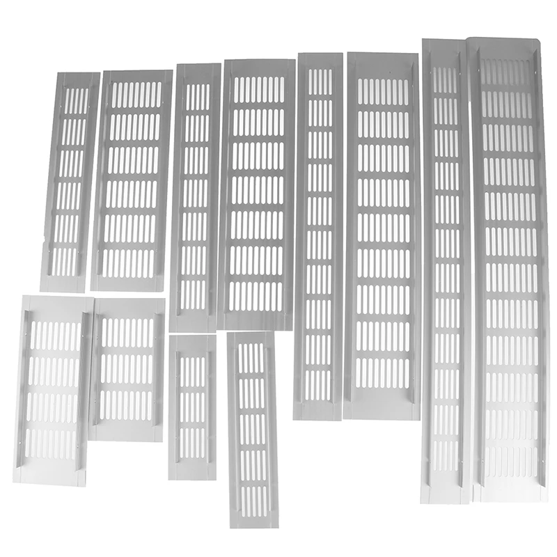 

Aluminum Alloy Air Vent Grille Vents Perforated Sheet White Wall Ducting Ventilation Cover Web Plate Ventilation Grill