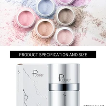 Pudaier Pro матовая рассыпчатая пудра для контура лица контроль жирности финишная пудра гриб кисти для макияжа основа установка пудры TSLM1