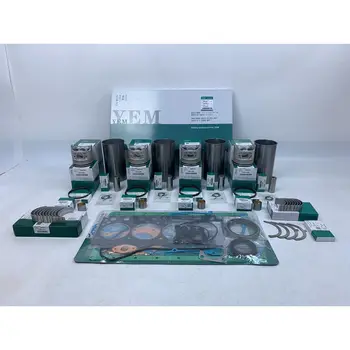 

New Aftermaket Engine Part V4300 Overhual Kit With Piston Rings Liner Full Gasket Set Bearings For Kubota