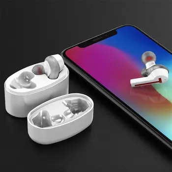 

1Pair Wireless Bluetooth 5.0 Earphones Audio stereo Binaural Earbuds with Charging Case for Sports Running Use Supplies