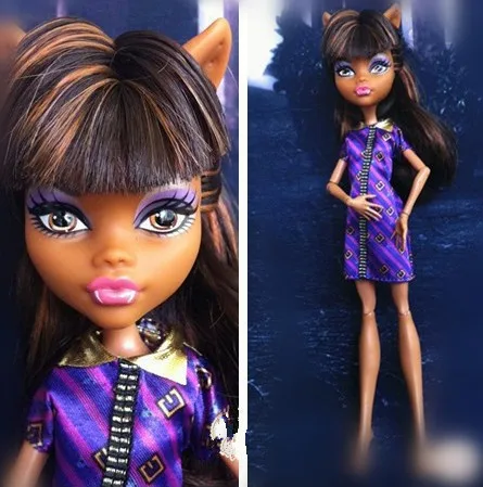 Оригинальная кукла monsters inc/Clawdeen wolf/новые модели пластиковых игрушек лучший