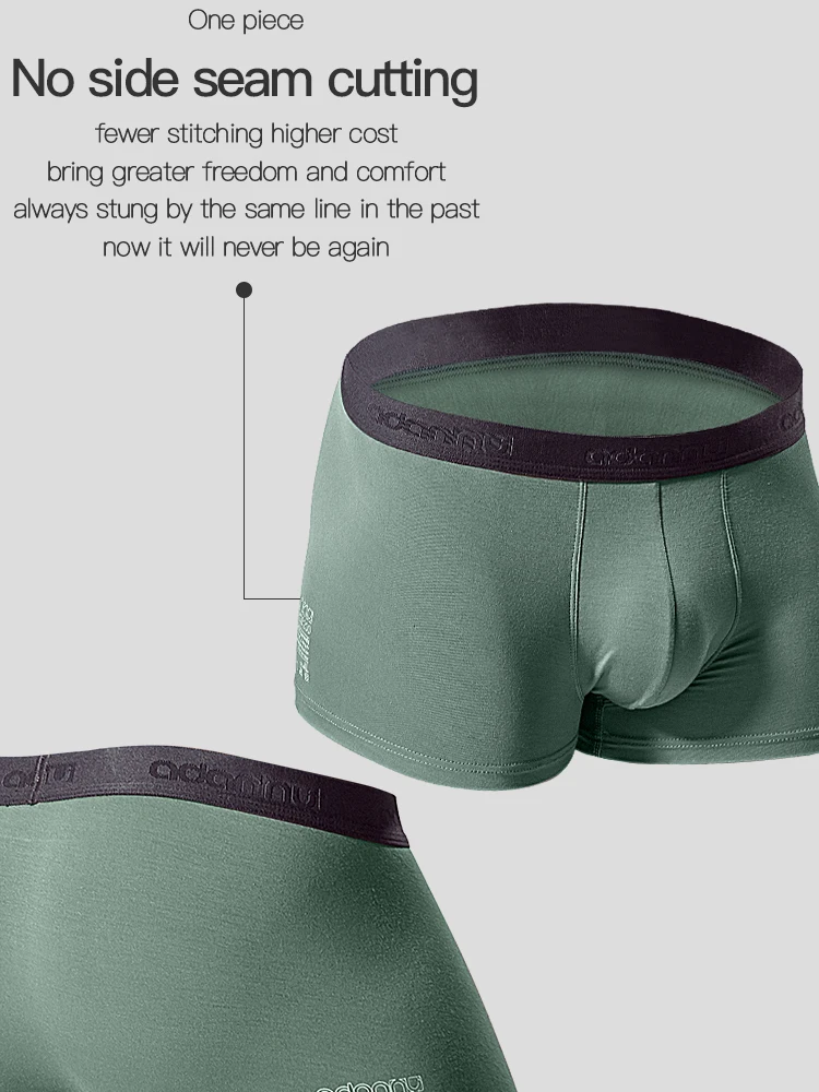 ADANNU Brand Men Underwear Boxer Modal Breathable Comfortable Underpants Male Panties Cueca Tanga Men Boxers Shorts Calzoncillo